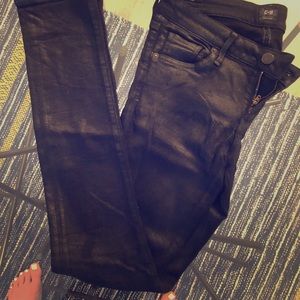 Citizens of Humanity Black Coated Skinnies
